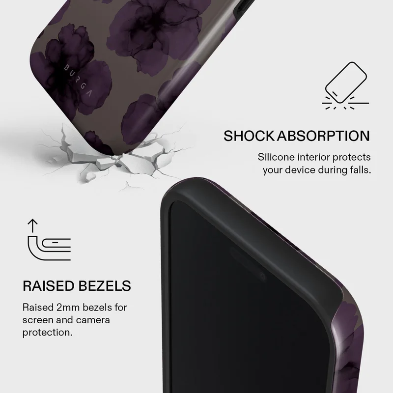 Burga iPhone 17 Pro Max Charmed Burga iPhone 17 Pro Max Charmed Premium Case Compatible with Hybrid Dual-Layer Hard Shell + Silicone Protection - Scratch-Resistant Shockproof Mobile Cover  | Best Price UAE